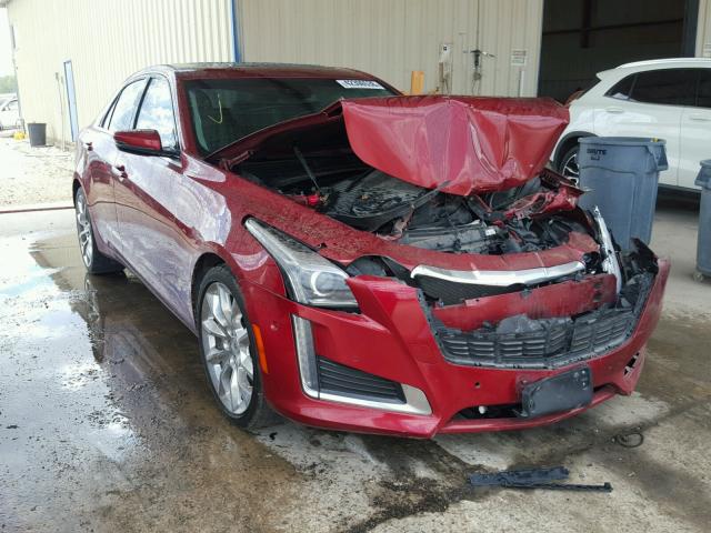 1G6AS5S34E0184453 - 2014 CADILLAC CTS PERFOR RED photo 1