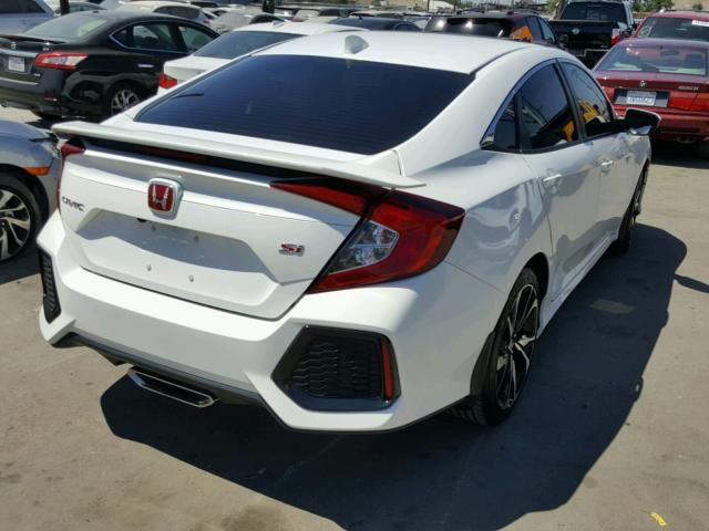 2HGFC1E5XJH700215 - 2018 HONDA CIVIC SI WHITE photo 4