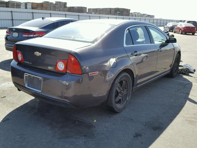 1G1ZC5E02AF307956 - 2010 CHEVROLET MALIBU 1LT CHARCOAL photo 4
