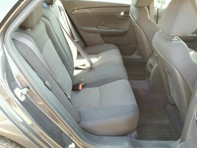 1G1ZC5E02AF307956 - 2010 CHEVROLET MALIBU 1LT CHARCOAL photo 6