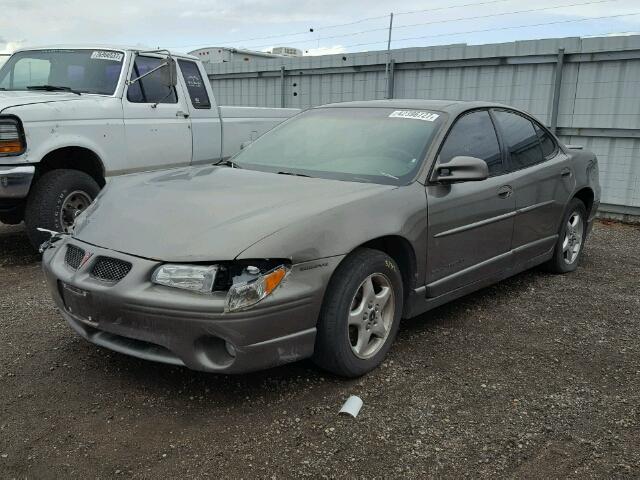 1G2WP52K9XF285925 - 1999 PONTIAC GRAND PRIX BROWN photo 2
