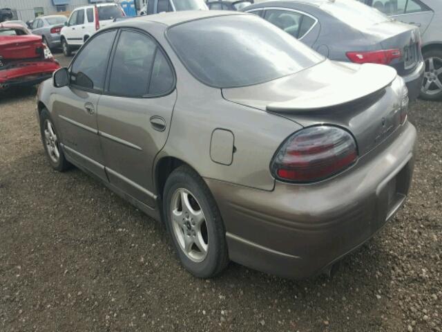 1G2WP52K9XF285925 - 1999 PONTIAC GRAND PRIX BROWN photo 3