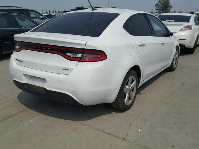 1C3CDFBB7FD140832 - 2015 DODGE DART SXT WHITE photo 4