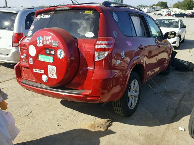 2T3DK4DVXCW087088 - 2012 TOYOTA RAV4 RED photo 4