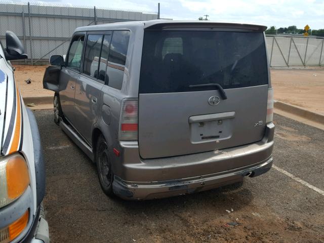 JTLKT324X64125384 - 2006 TOYOTA SCION XB ნაცრისფერი ფოტო 3