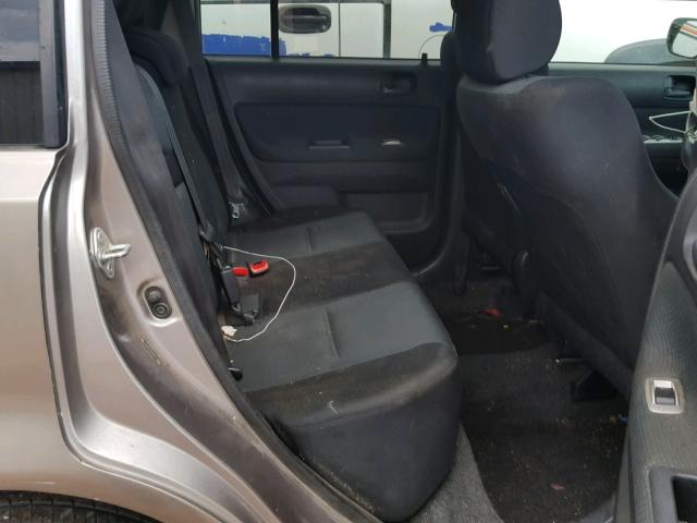 JTLKT324X64125384 - 2006 TOYOTA SCION XB ნაცრისფერი ფოტო 6