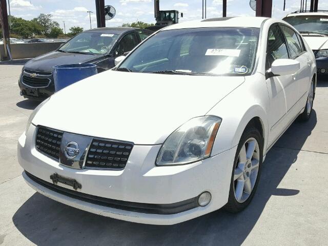 1N4BA41E94C830042 - 2004 NISSAN MAXIMA SE WHITE photo 2