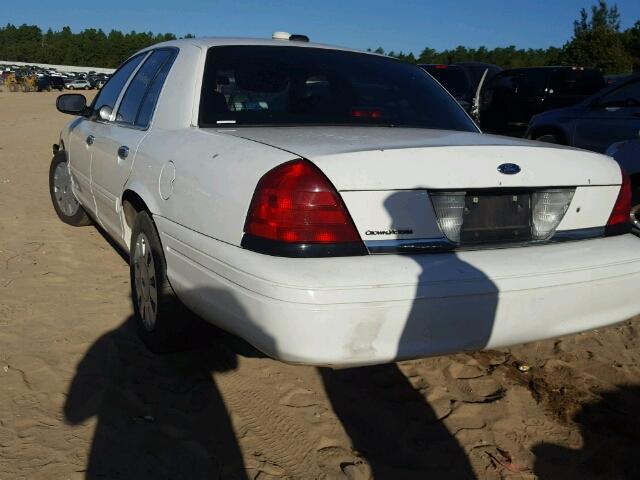 2FAHP71V38X155307 - 2008 FORD CROWN VICT WHITE photo 3