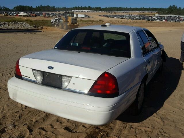 2FAHP71V38X155307 - 2008 FORD CROWN VICT WHITE photo 4