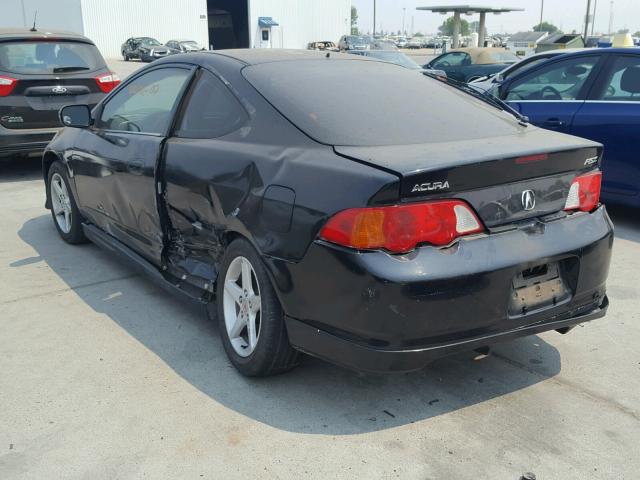 JH4DC53022C002902 - 2002 ACURA RSX TYPE-S BLACK photo 3