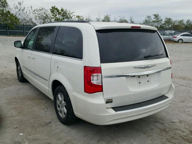 2C4RC1BG3CR353289 - 2012 CHRYSLER TOWN & COU WHITE photo 3