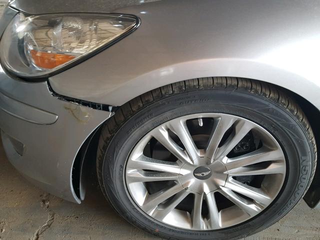 KMHGC4DF8BU142535 - 2011 HYUNDAI GENESIS 4. SILVER photo 9