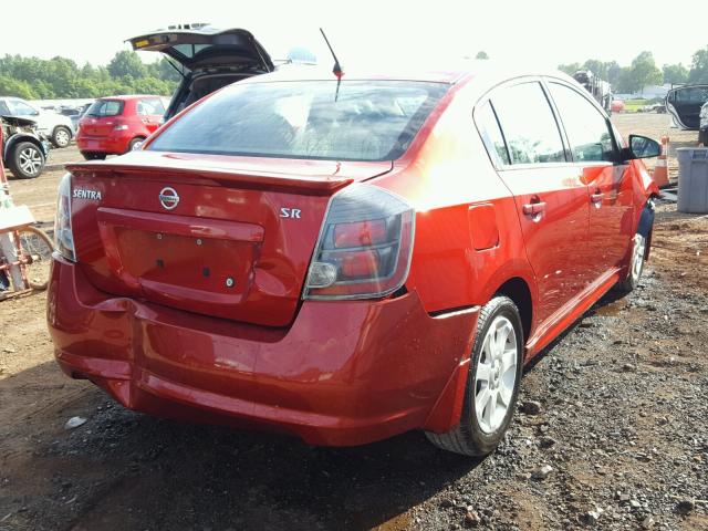 3N1AB6AP8BL650037 - 2011 NISSAN SENTRA 2.0 RED photo 4