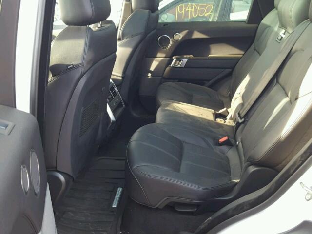 SALWG2PF4GA658218 - 2016 LAND ROVER RANGE ROVE WHITE photo 6