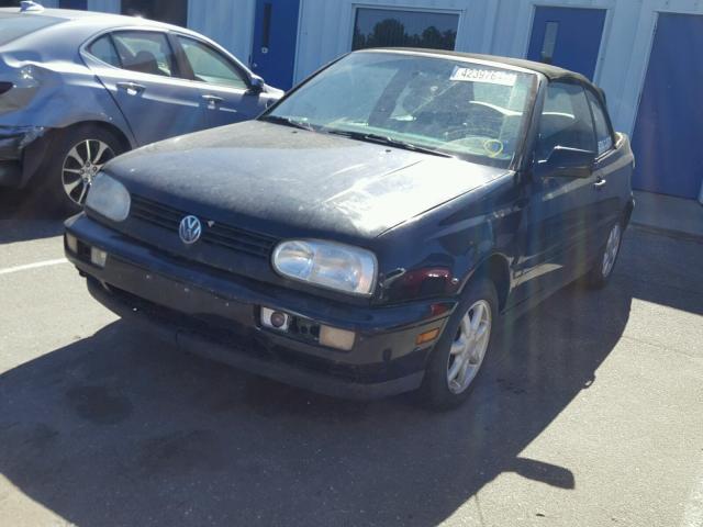 3VWBA81EXVM804757 - 1997 VOLKSWAGEN CABRIO HIG BLACK photo 2