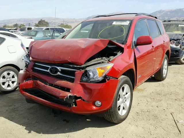 JTMBD31V386079049 - 2008 TOYOTA RAV4 RED photo 2