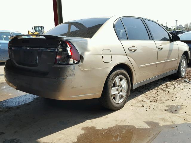 1G1ZT54855F135435 - 2005 CHEVROLET MALIBU LS 棕色 照片 4