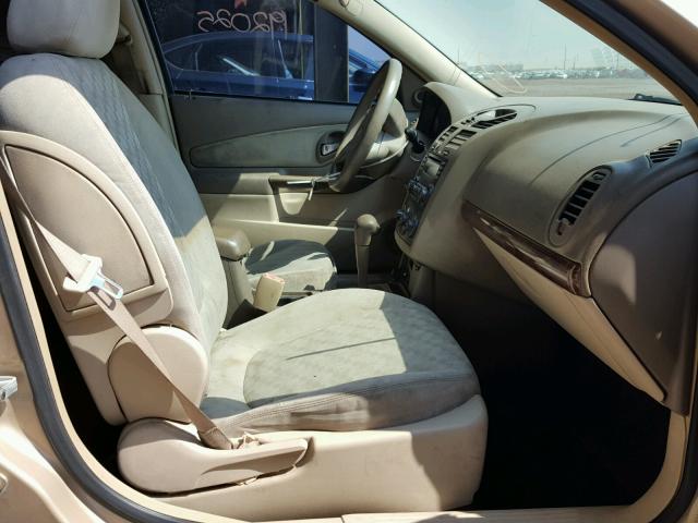 1G1ZT54855F135435 - 2005 CHEVROLET MALIBU LS 棕色 照片 5