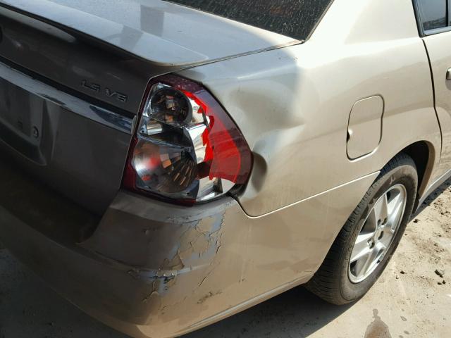 1G1ZT54855F135435 - 2005 CHEVROLET MALIBU LS 棕色 照片 9