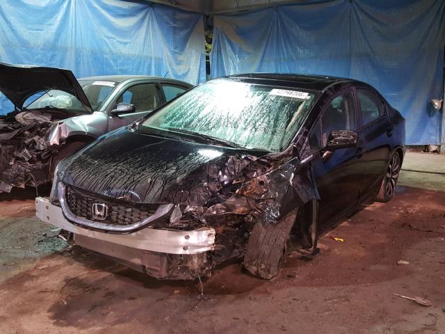 19XFB2F94FE044539 - 2015 HONDA CIVIC EXL 黑色 照片 2
