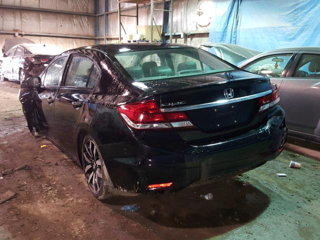 19XFB2F94FE044539 - 2015 HONDA CIVIC EXL 黑色 照片 3