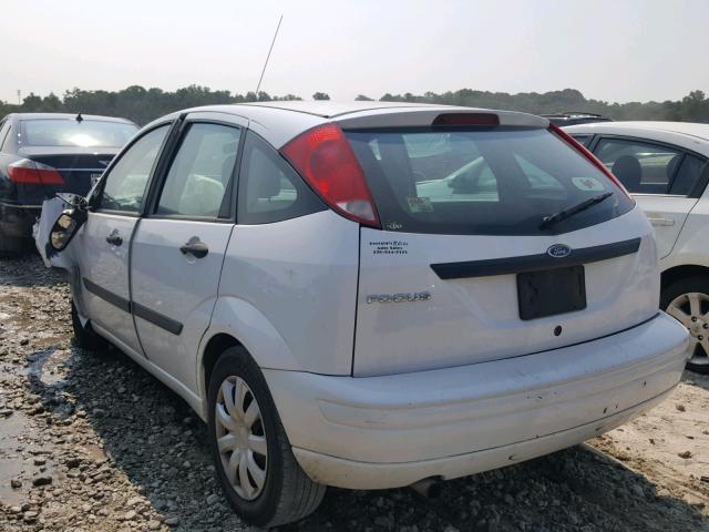 1FAFP37N27W225641 - 2007 FORD FOCUS ZX5 WHITE photo 3