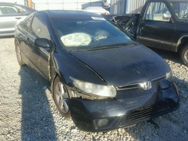 2HGFG12808H559846 - 2008 HONDA CIVIC EX BLACK photo 1