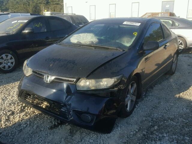2HGFG12808H559846 - 2008 HONDA CIVIC EX BLACK photo 2