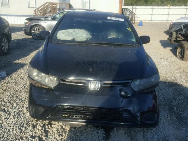 2HGFG12808H559846 - 2008 HONDA CIVIC EX BLACK photo 9