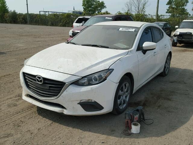 3MZBM1U70FM143804 - 2015 MAZDA 3 SPORT WHITE photo 2