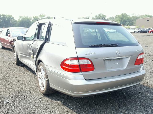 WDBUH87J56X206081 - 2006 MERCEDES-BENZ E 350 4MAT SILVER photo 3