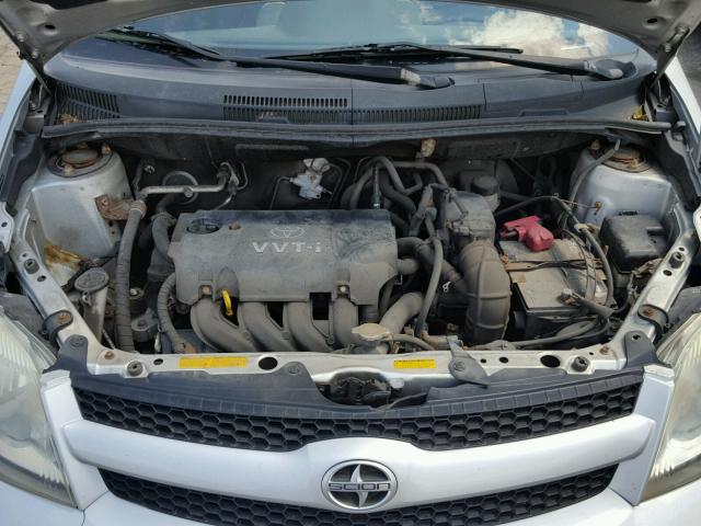 JTKKT604X65008875 - 2006 TOYOTA SCION XA SILVER photo 7
