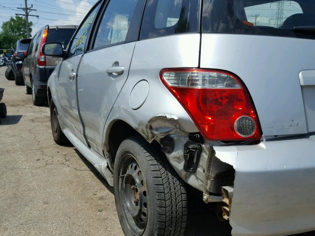 JTKKT604X65008875 - 2006 TOYOTA SCION XA SILVER photo 9