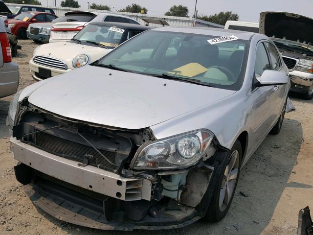 1G1ZC5E00CF321843 - 2012 CHEVROLET MALIBU 1LT SILVER photo 2