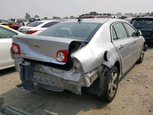 1G1ZC5E00CF321843 - 2012 CHEVROLET MALIBU 1LT SILVER photo 4