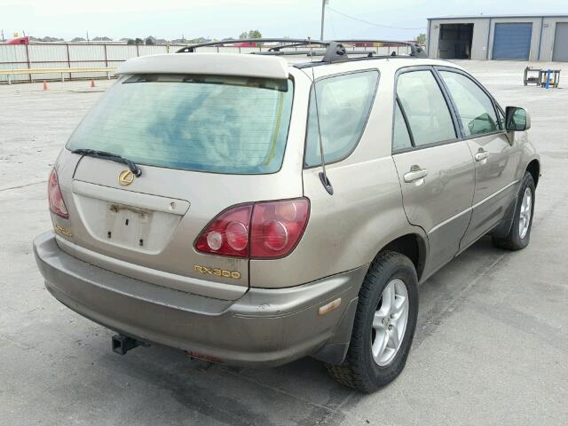 JT6GF10U9X0012476 - 1999 LEXUS RX GOLD photo 4