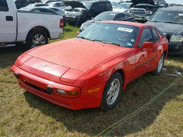 WP0ZZZ94ZFN404652 - 1985 PORSCHE 944 RED photo 2