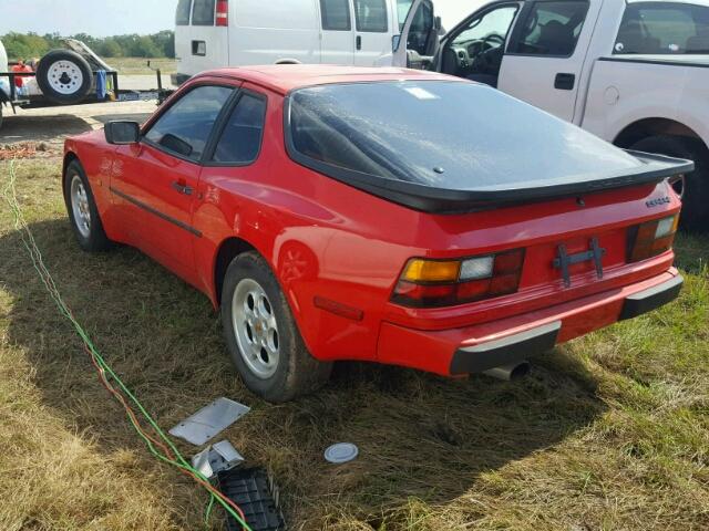 WP0ZZZ94ZFN404652 - 1985 PORSCHE 944 RED photo 3