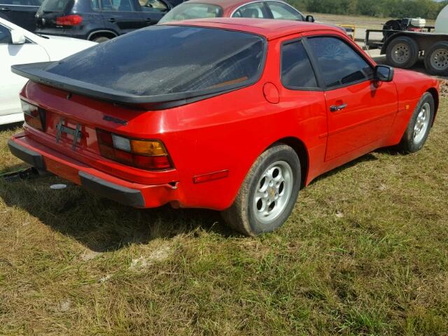 WP0ZZZ94ZFN404652 - 1985 PORSCHE 944 RED photo 4