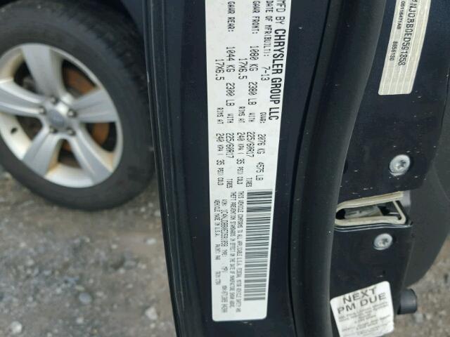 1C4NJDBB0ED591858 - 2014 JEEP COMPASS SP CHARCOAL photo 10