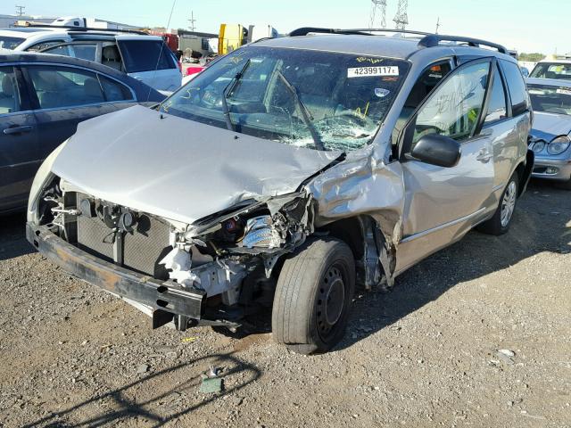 5TDZA23C34S140746 - 2004 TOYOTA SIENNA SILVER photo 2