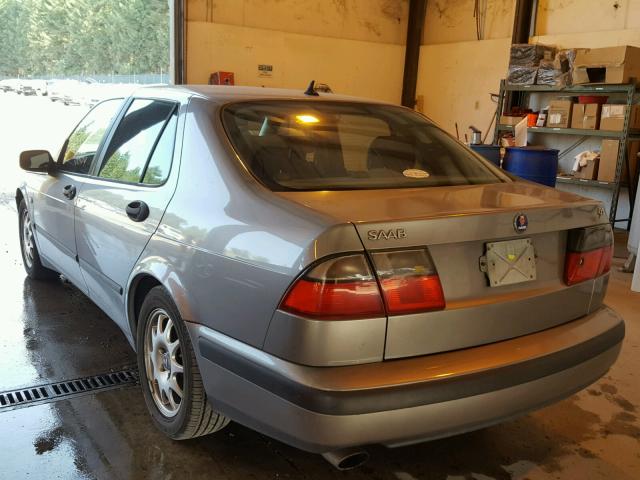 YS3ED45E313007104 - 2001 SAAB 9-5 GRAY photo 3