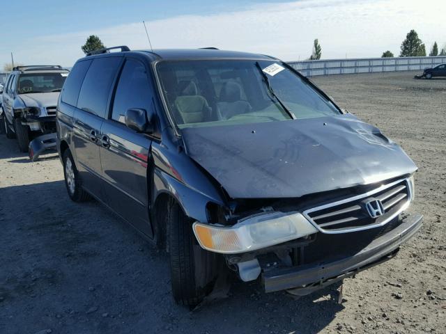 5FNRL18884B093212 - 2004 HONDA ODYSSEY EX BLUE photo 1