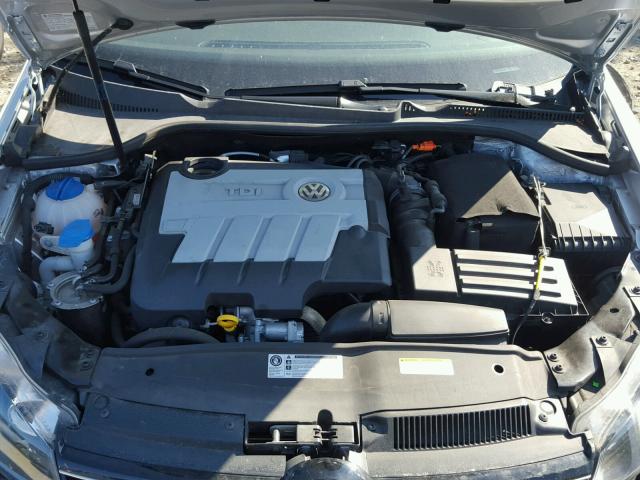 3VWPL7AJ3EM610126 - 2014 VOLKSWAGEN JETTA TDI SILVER photo 7