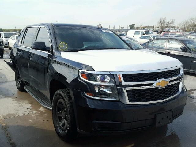 1GNLCDEC7GR416381 - 2016 CHEVROLET TAHOE POLI BLACK photo 1