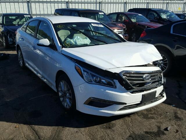 5NPE34AF7FH089181 - 2015 HYUNDAI SONATA SPO WHITE photo 1