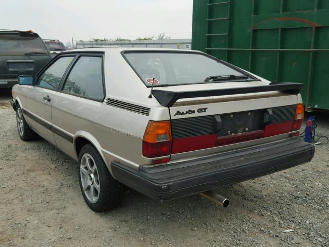 WAUBB0858DA154911 - 1983 AUDI COUPE SILVER photo 3