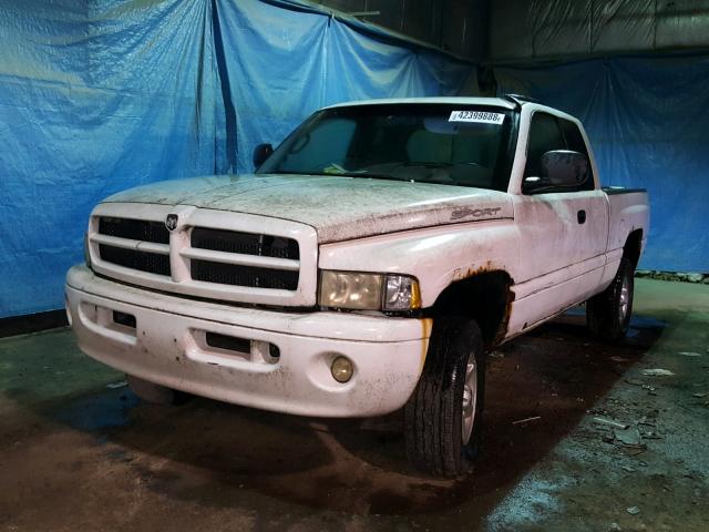 3B7HF13Z2XG245471 - 1999 DODGE RAM 1500 WHITE photo 2