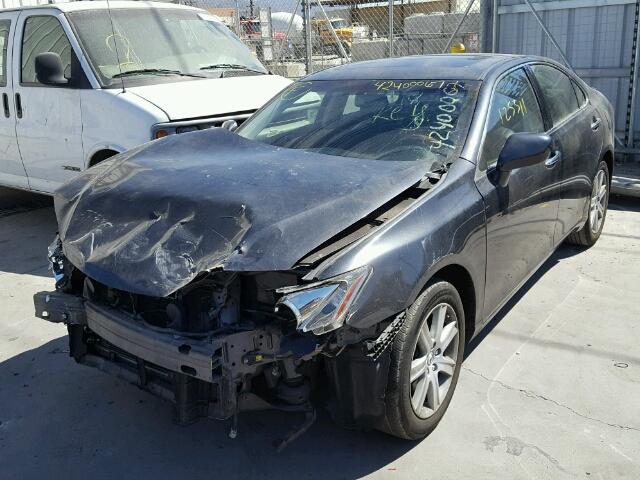 JTHBJ46G072051576 - 2007 LEXUS ES 350 GRAY photo 2