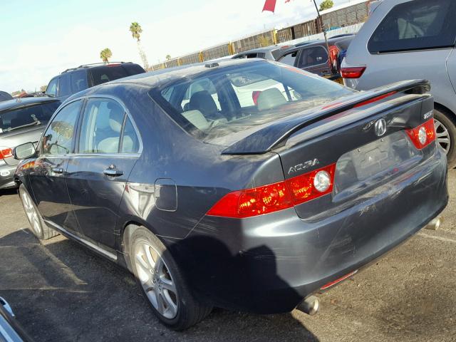 JH4CL96925C014890 - 2005 ACURA TSX GRAY photo 3